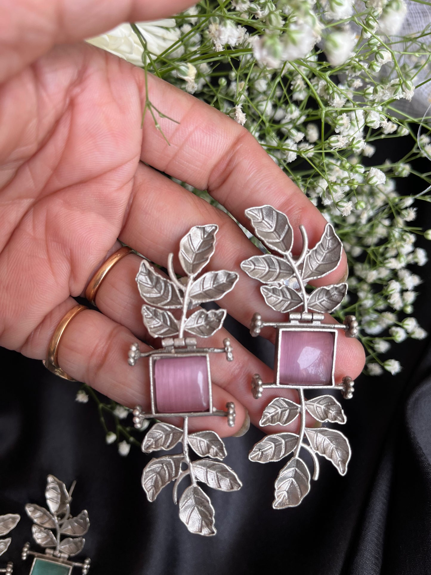Gulshan Silver Earring
