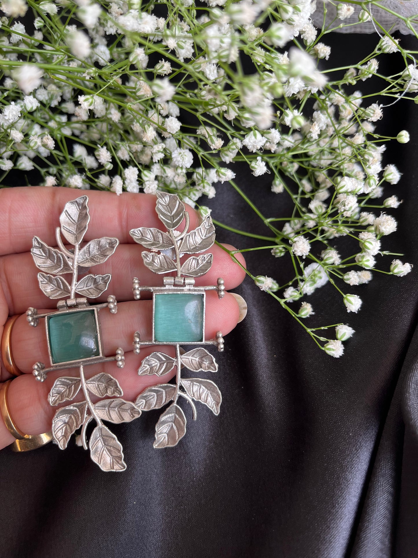 Gulshan Silver Earring