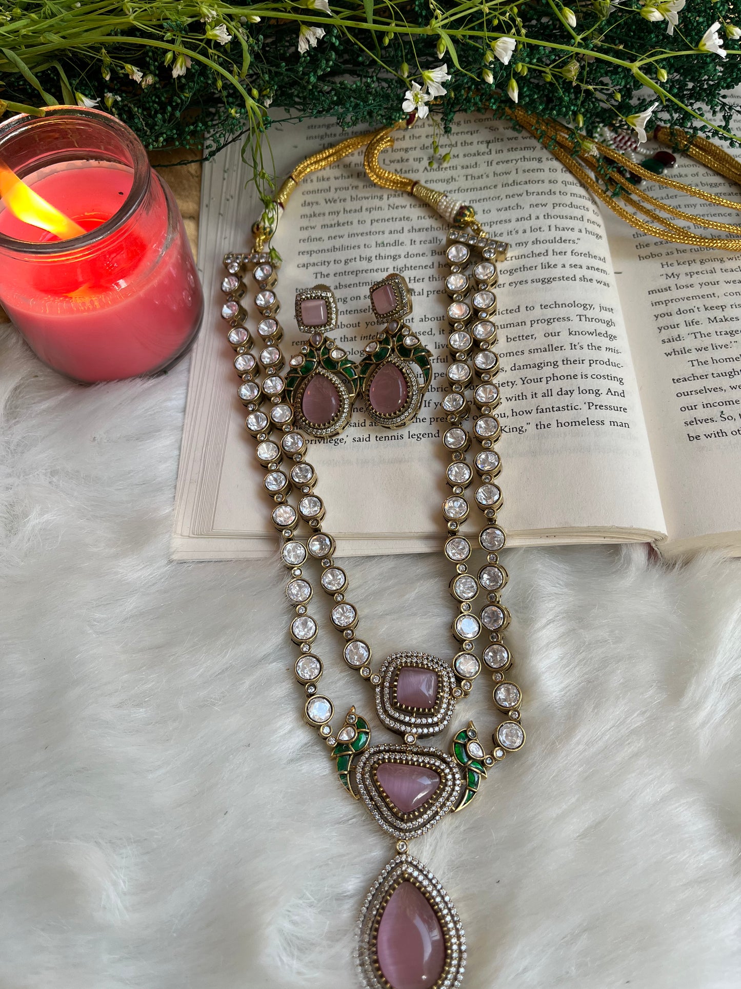 Pankhuri Polki Neckpiece
