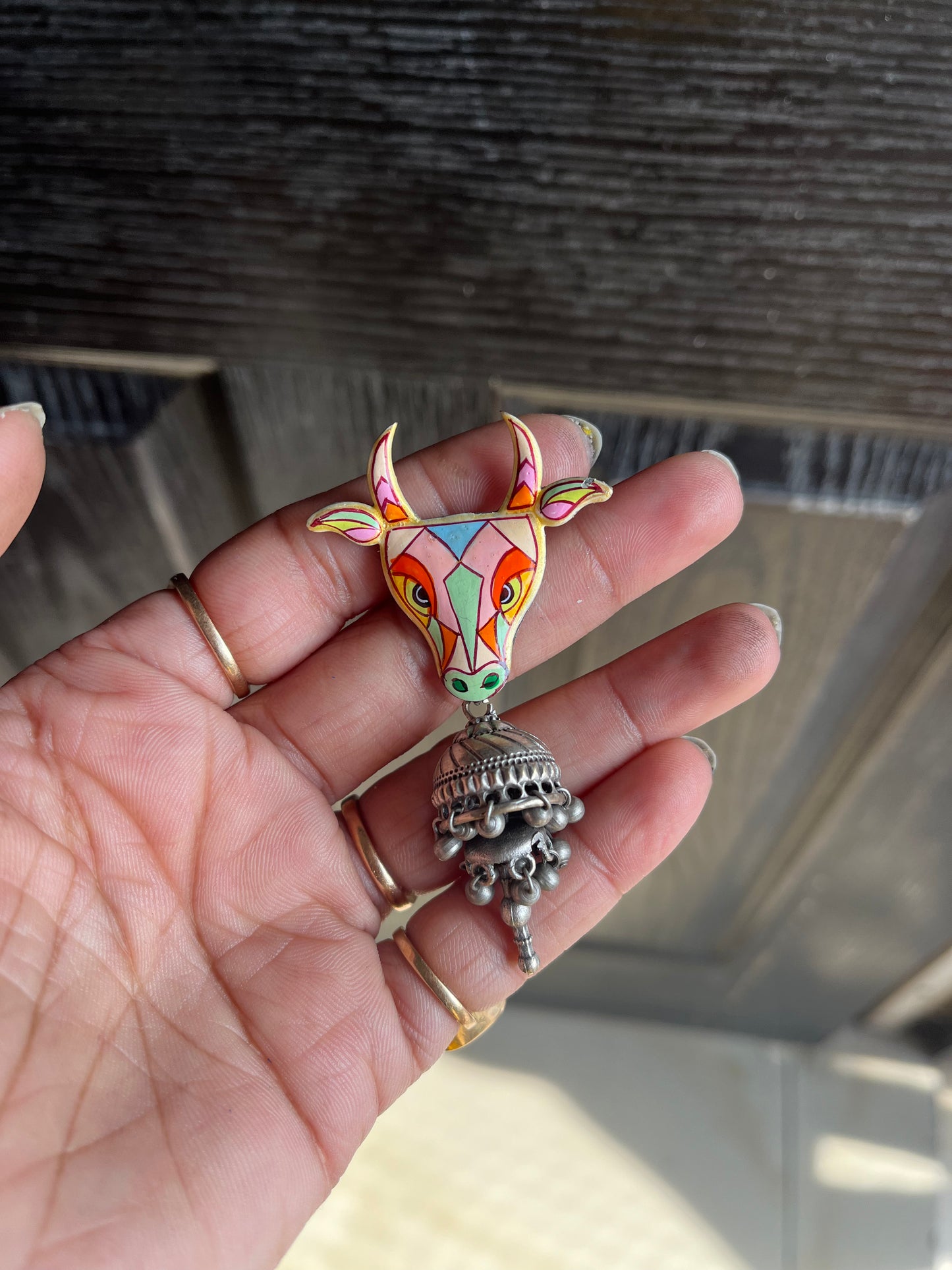 Dilkash Nandi Silver Jhumka Earring