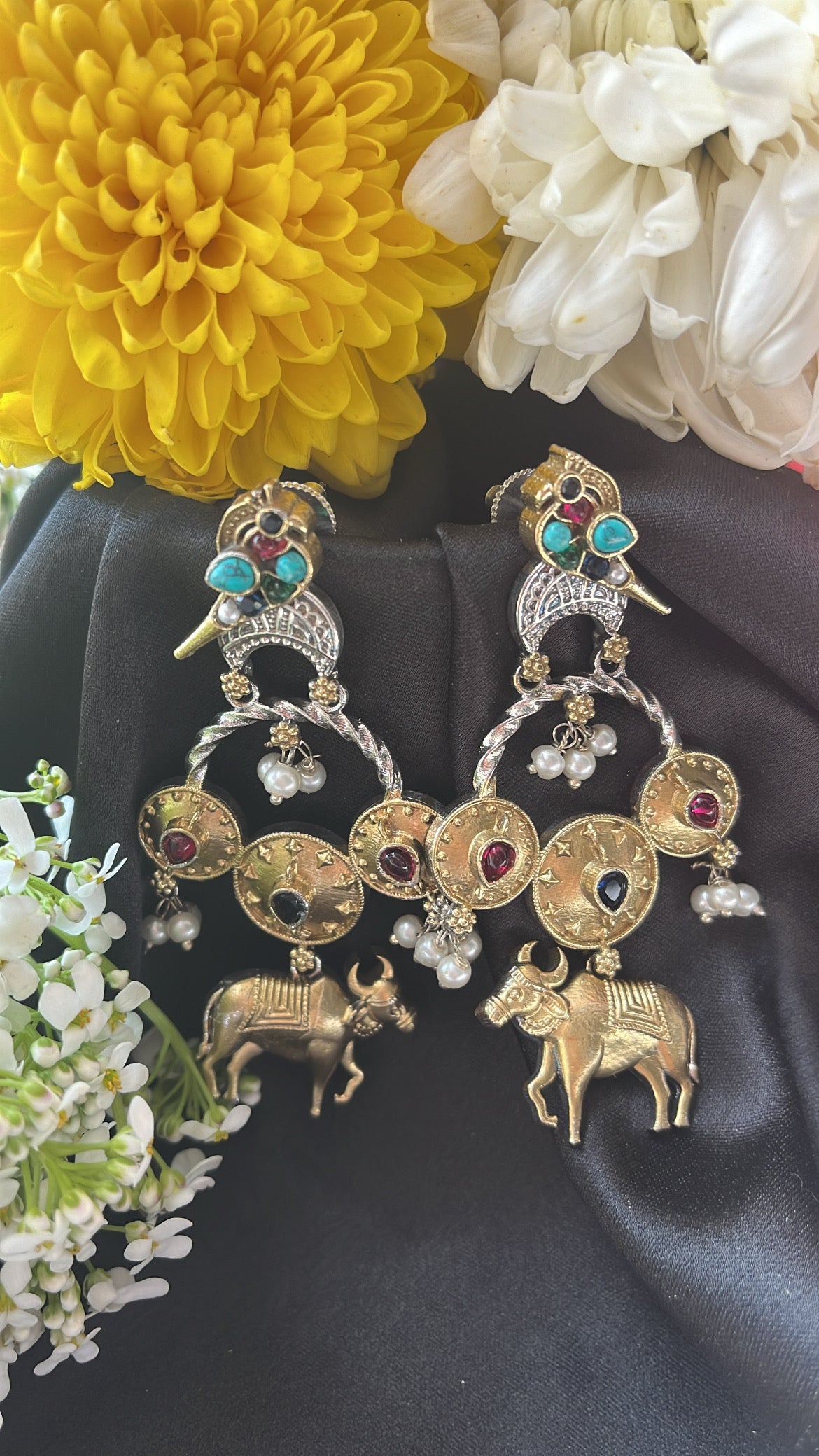 Dilkash Kamdhenu Silver Earring