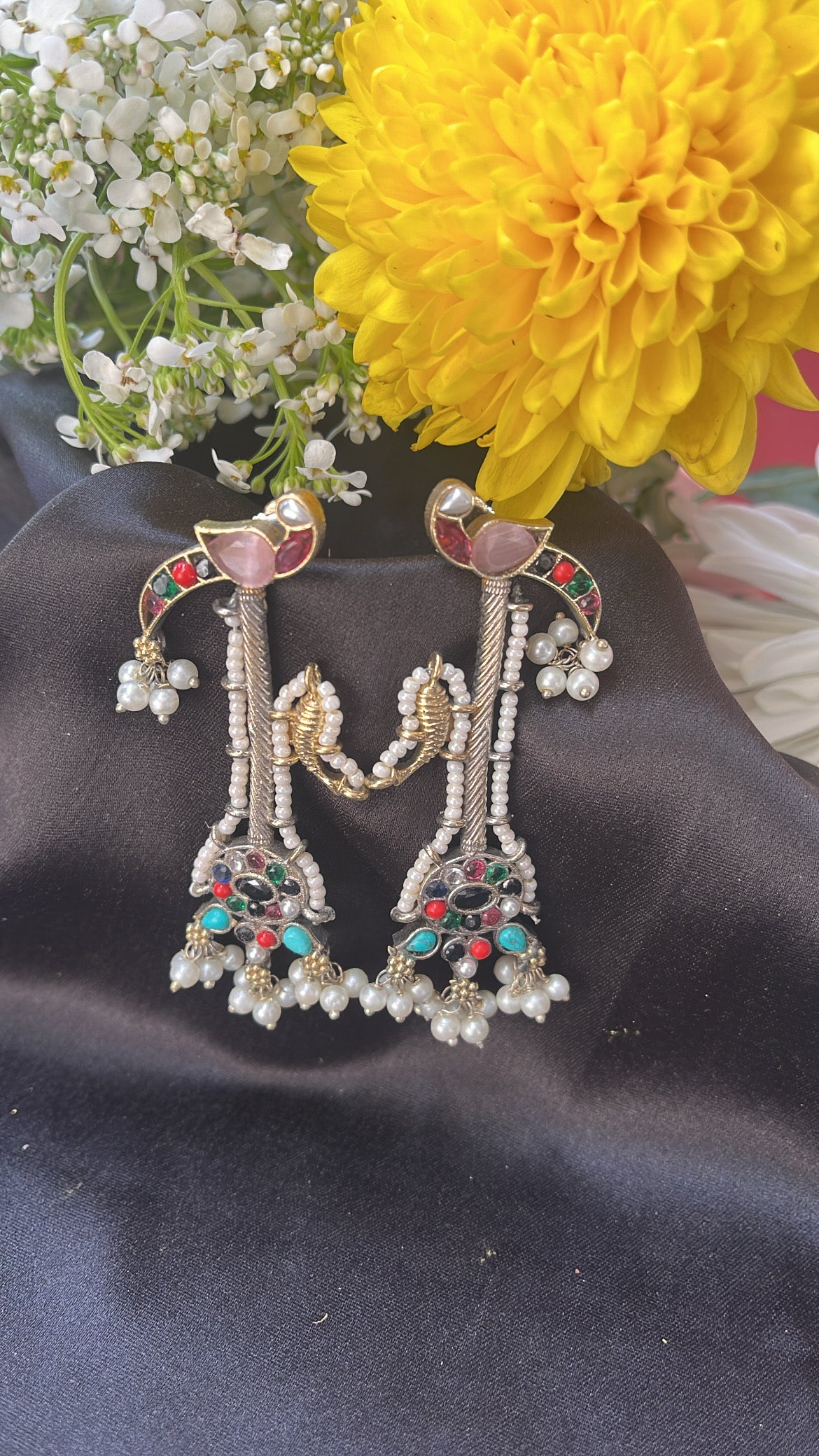 Dilkash Dhriti Silver Earring