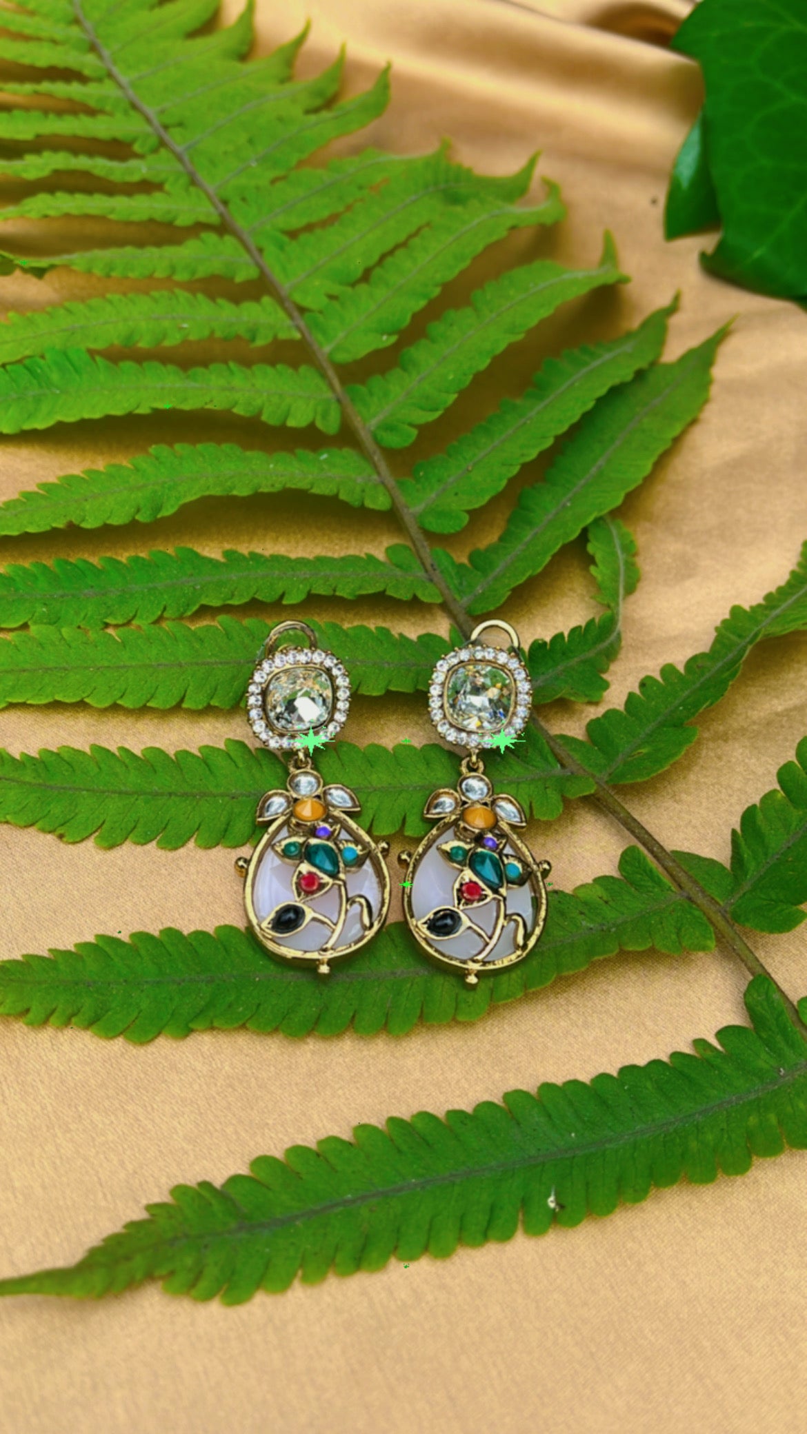 Mahi Statement Ethnic Earring