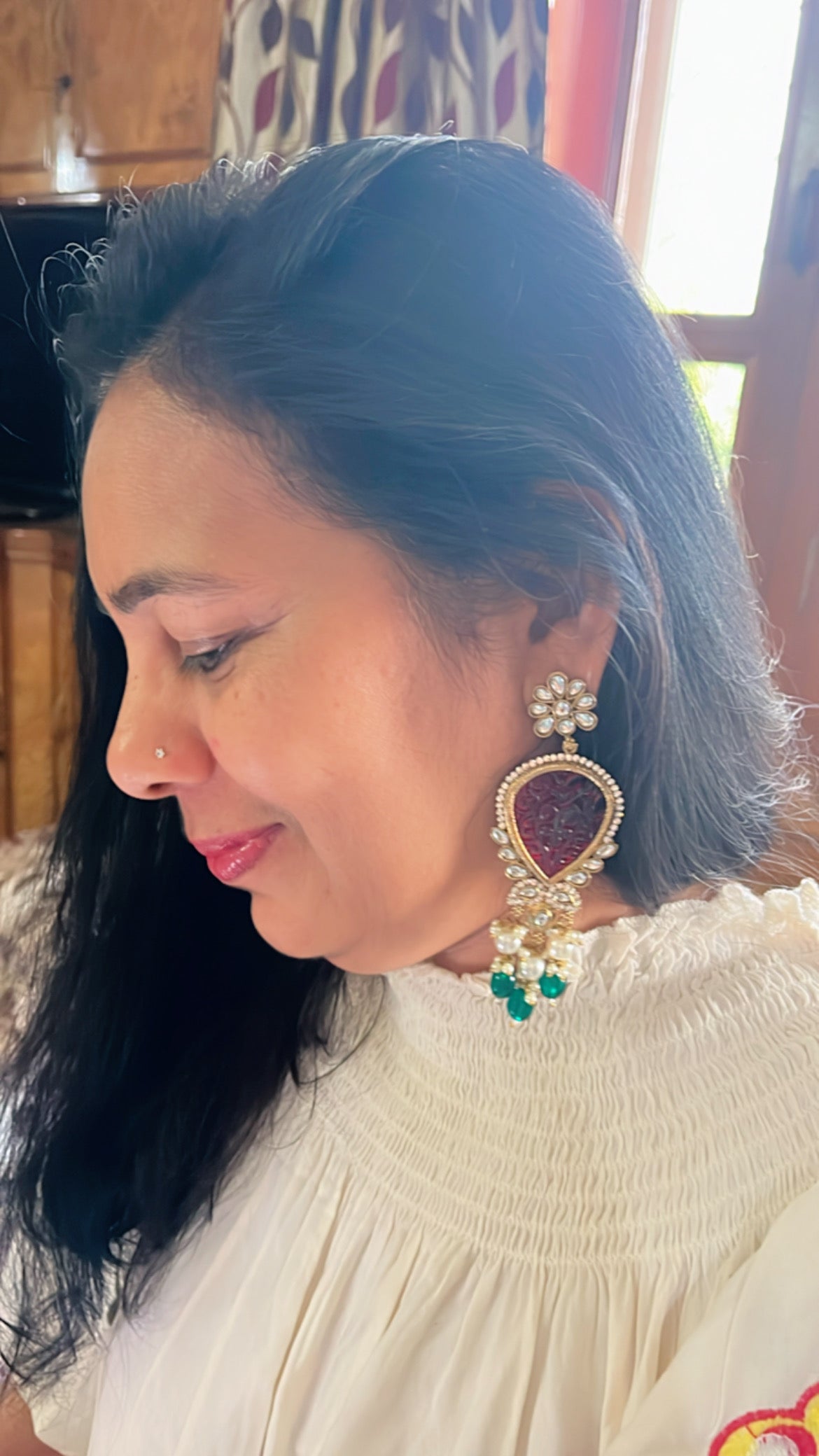 Misha Bollywood Statement Earring