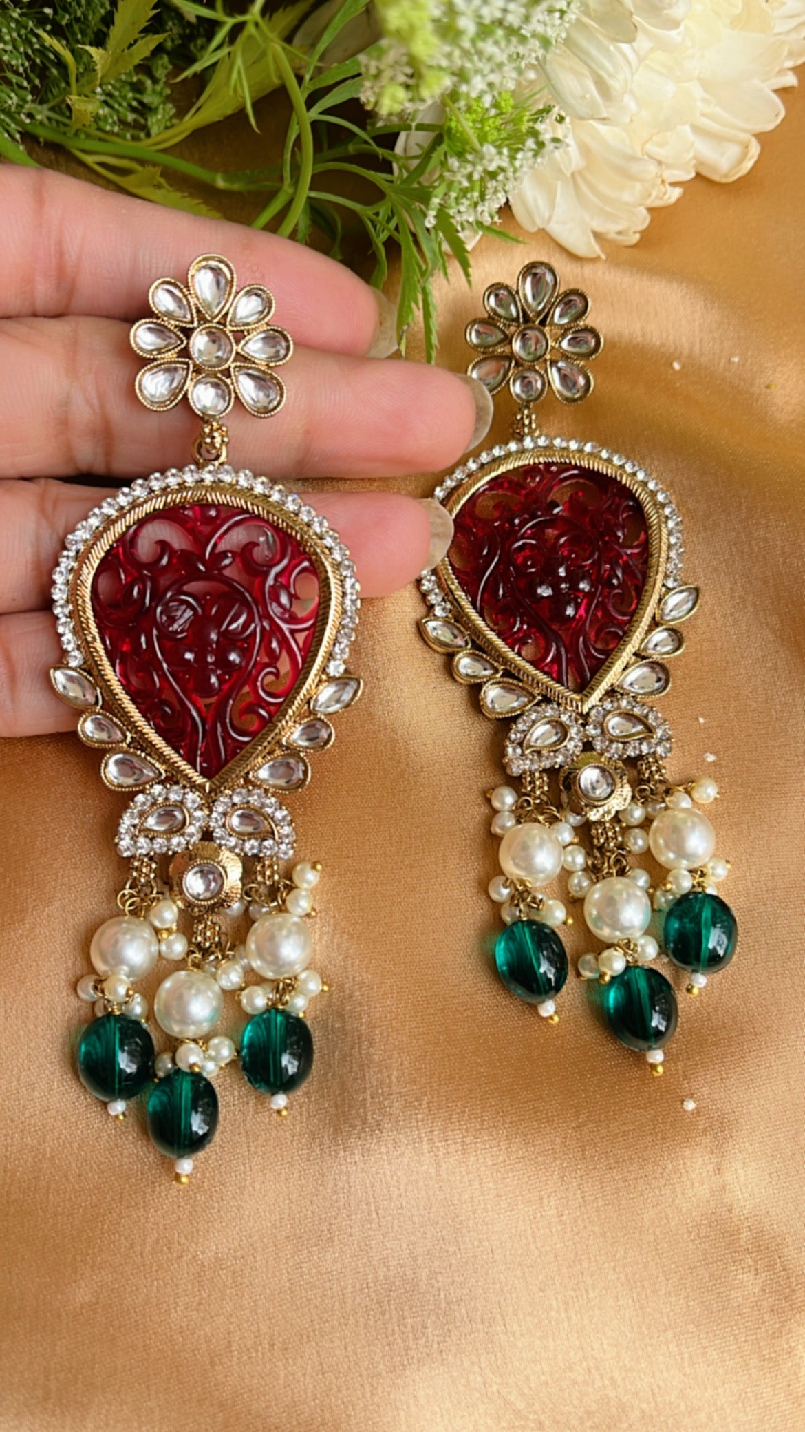 Misha Bollywood Statement Earring