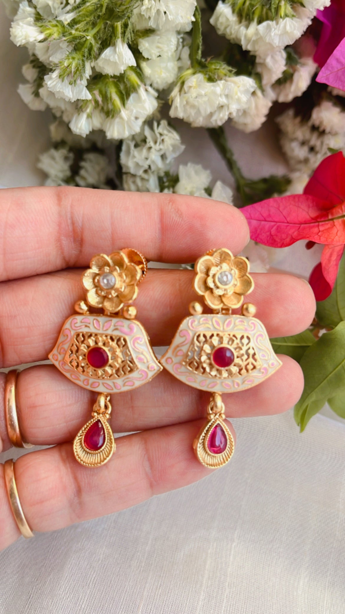 Meera Meenakari Earring