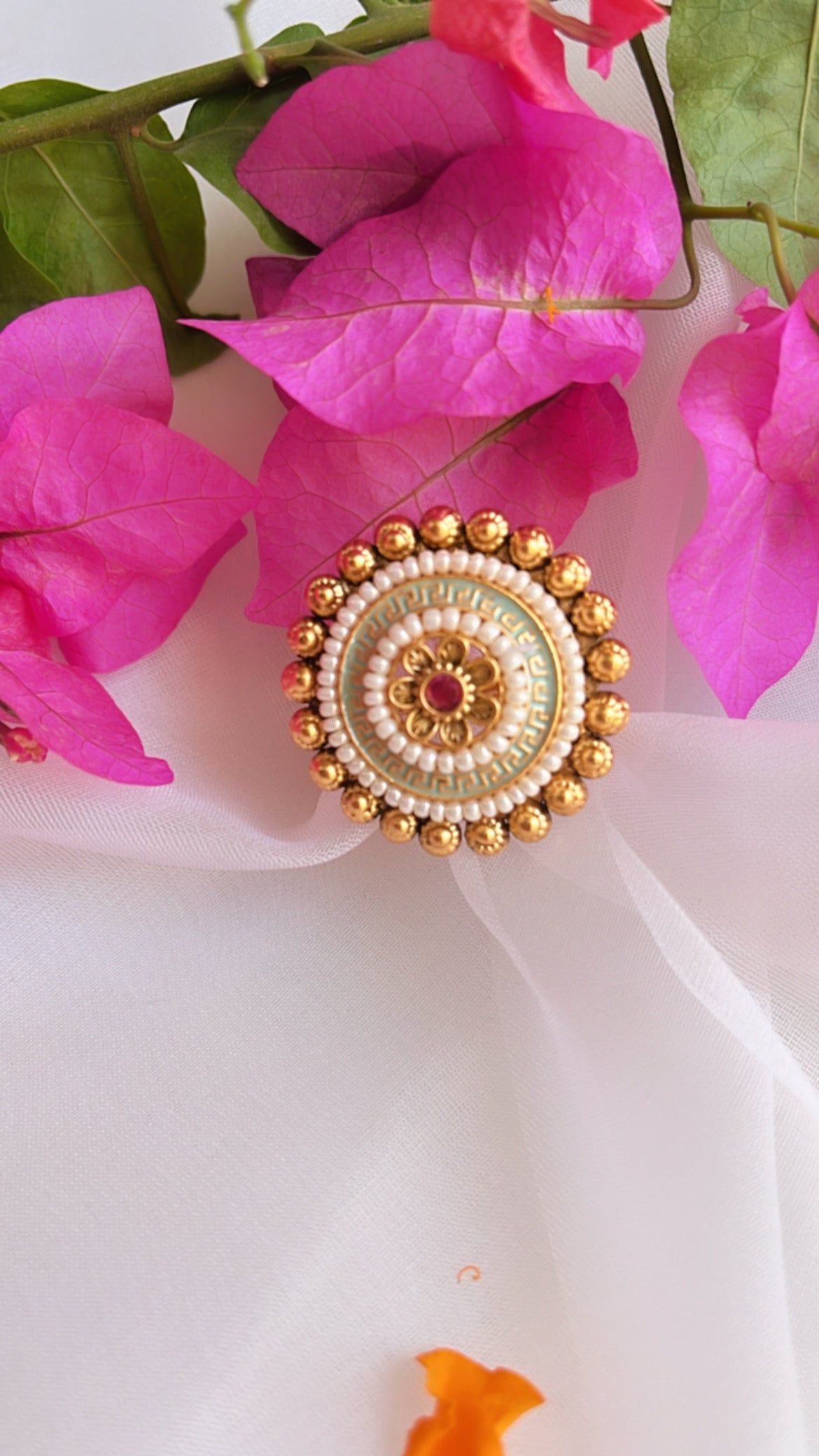 Moti Meena Ring