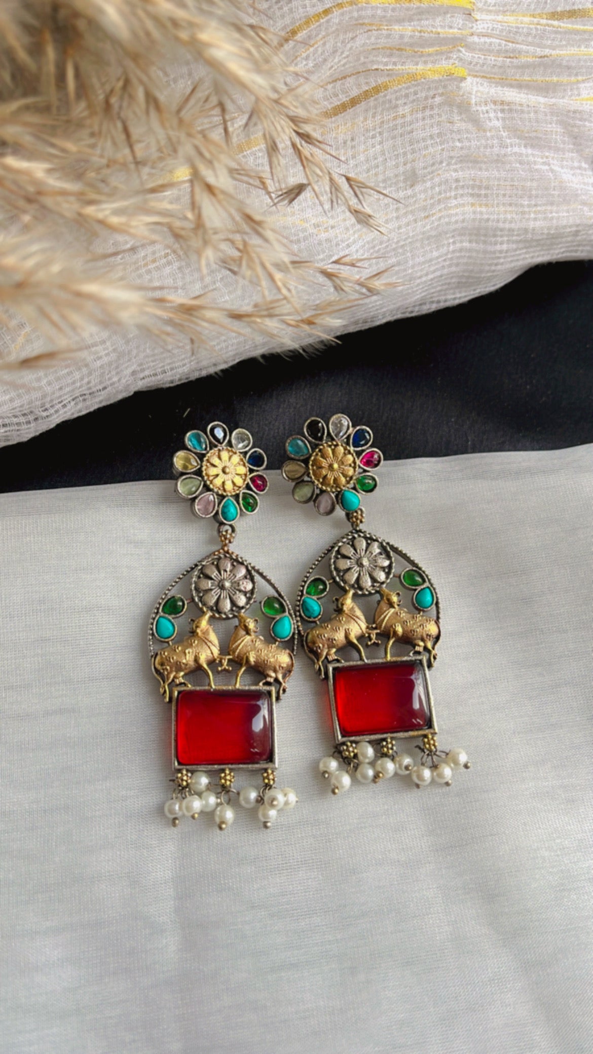Namah Silver Earring