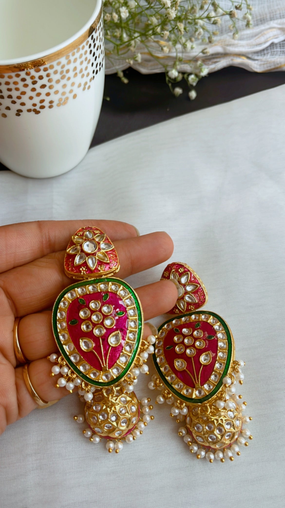 Rani Banni Jhumka Earring