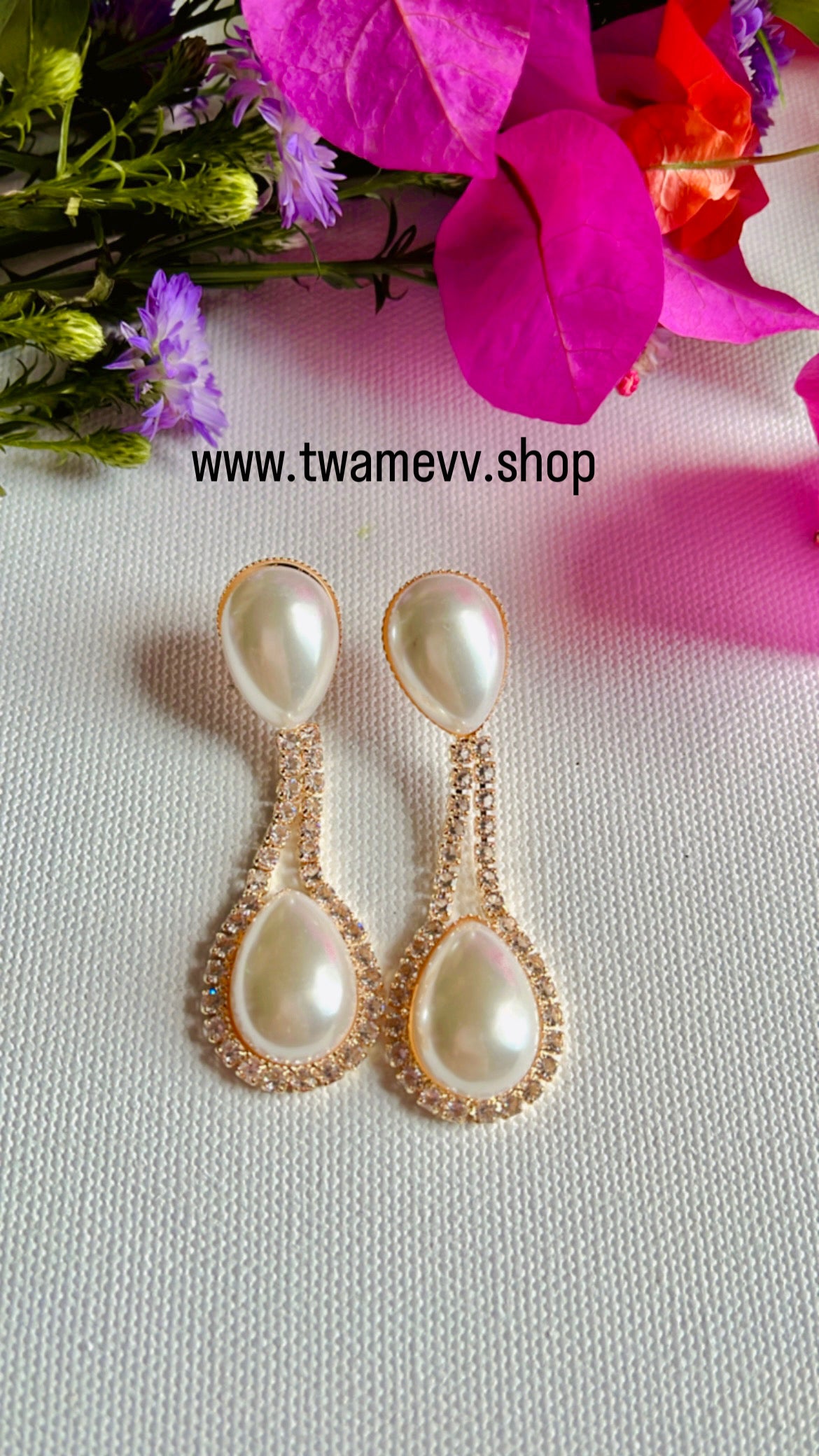 Pearl Diana Earring