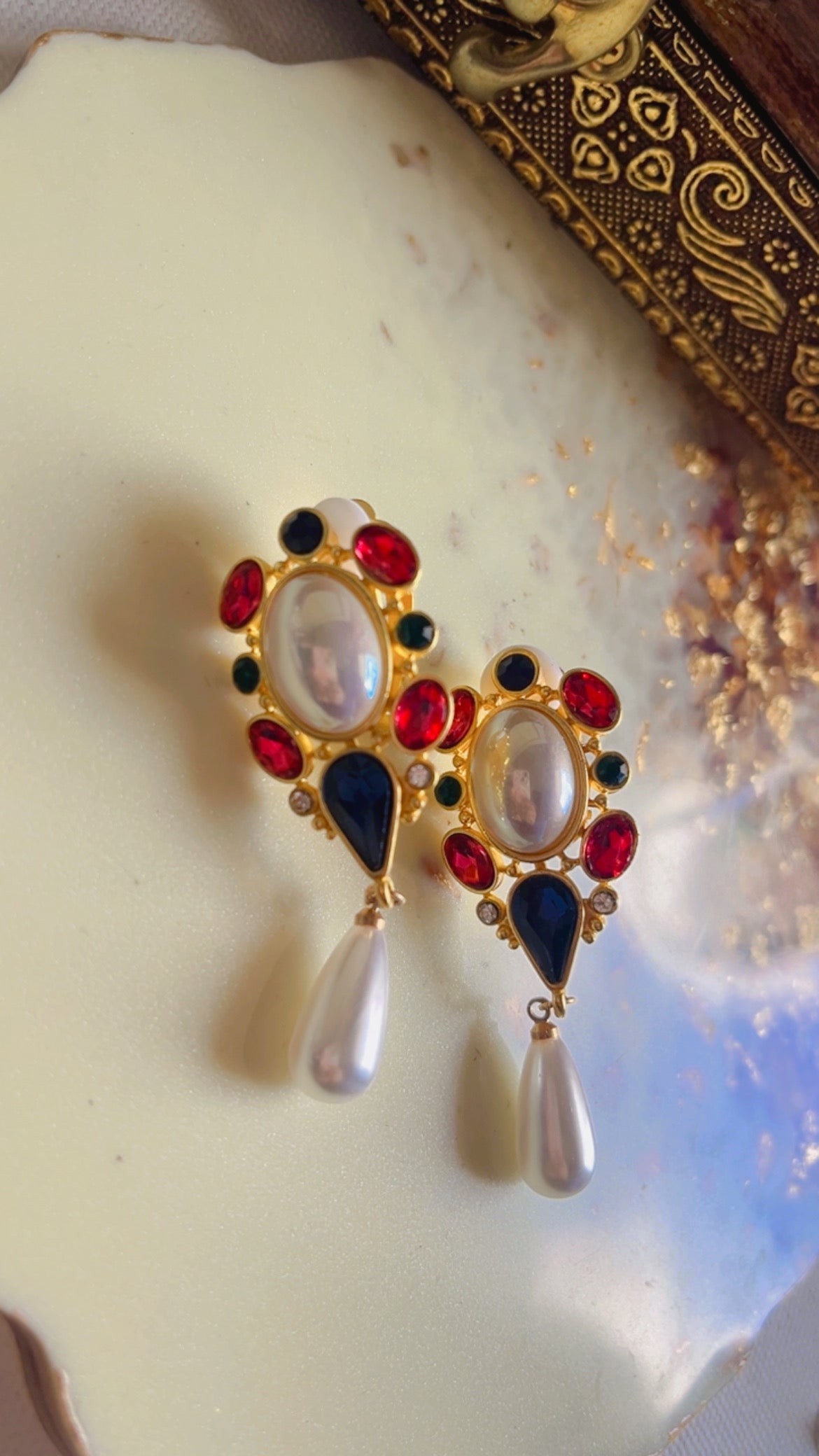 Rosy Multi Earring