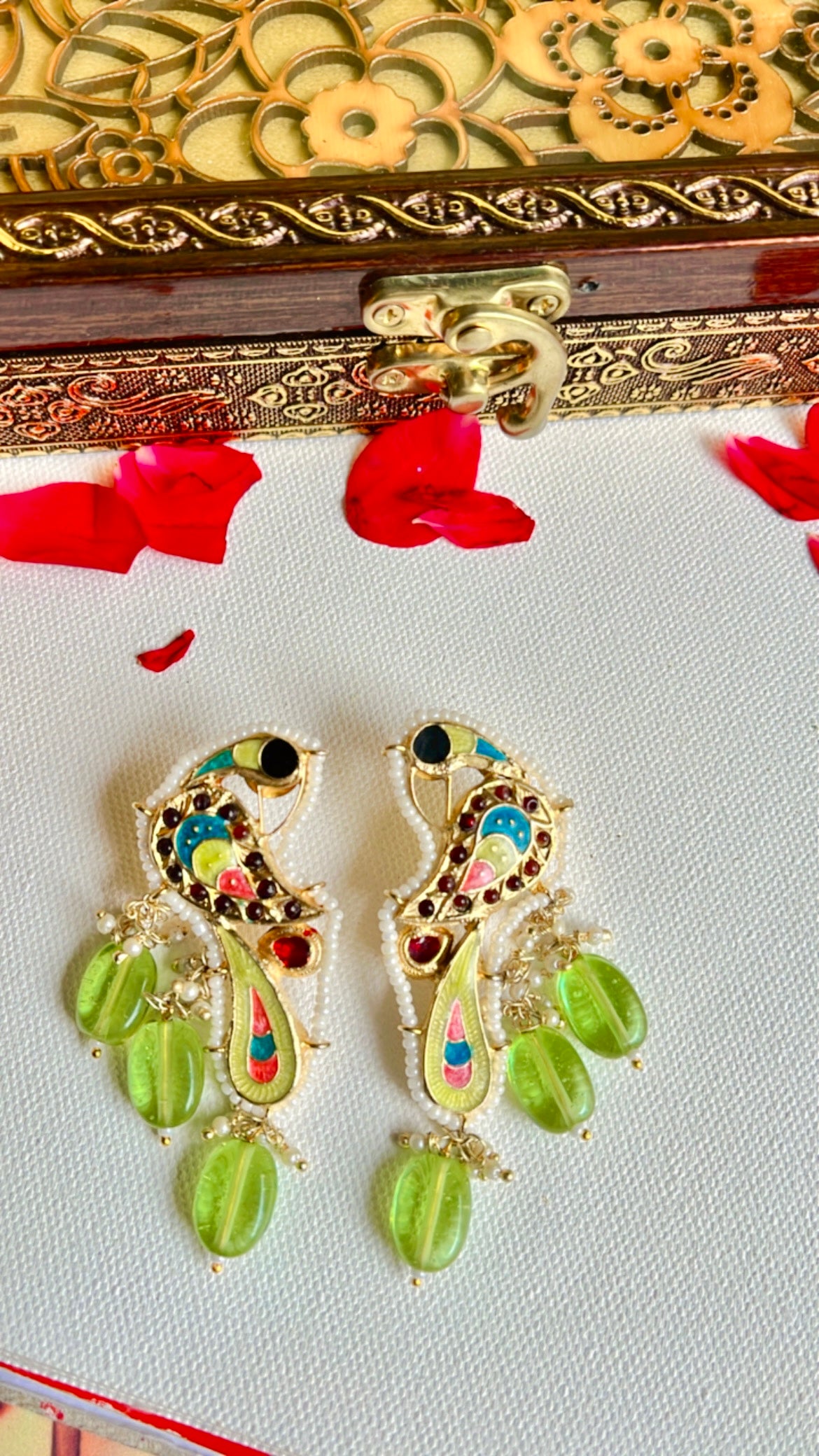 Green Rashi Earring