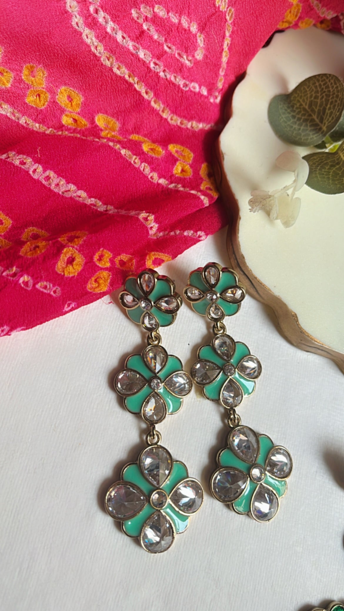 Rama Green Neeta Earring