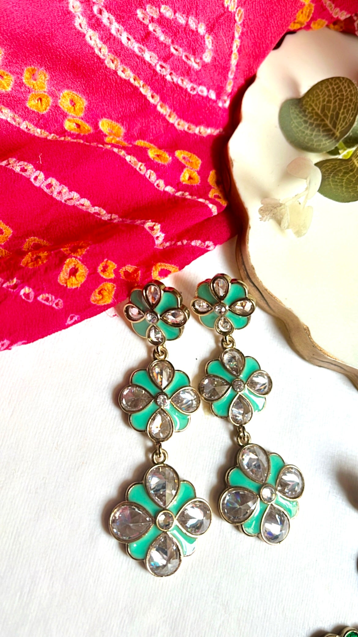 Rama Green Neeta Earring