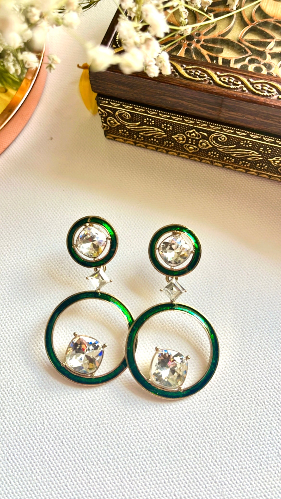 Green Nayana Earring