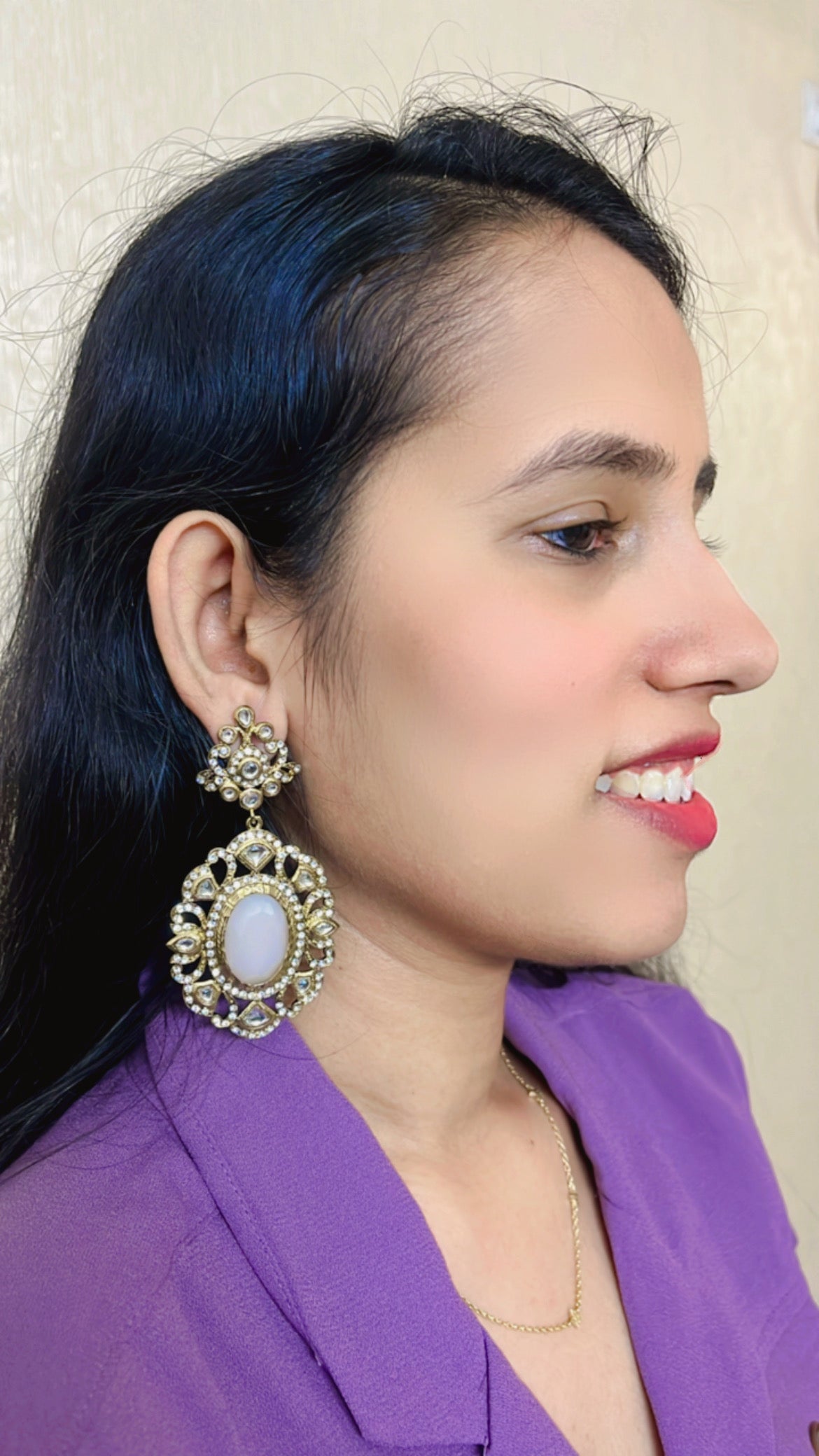 Pink Aabriti Earring