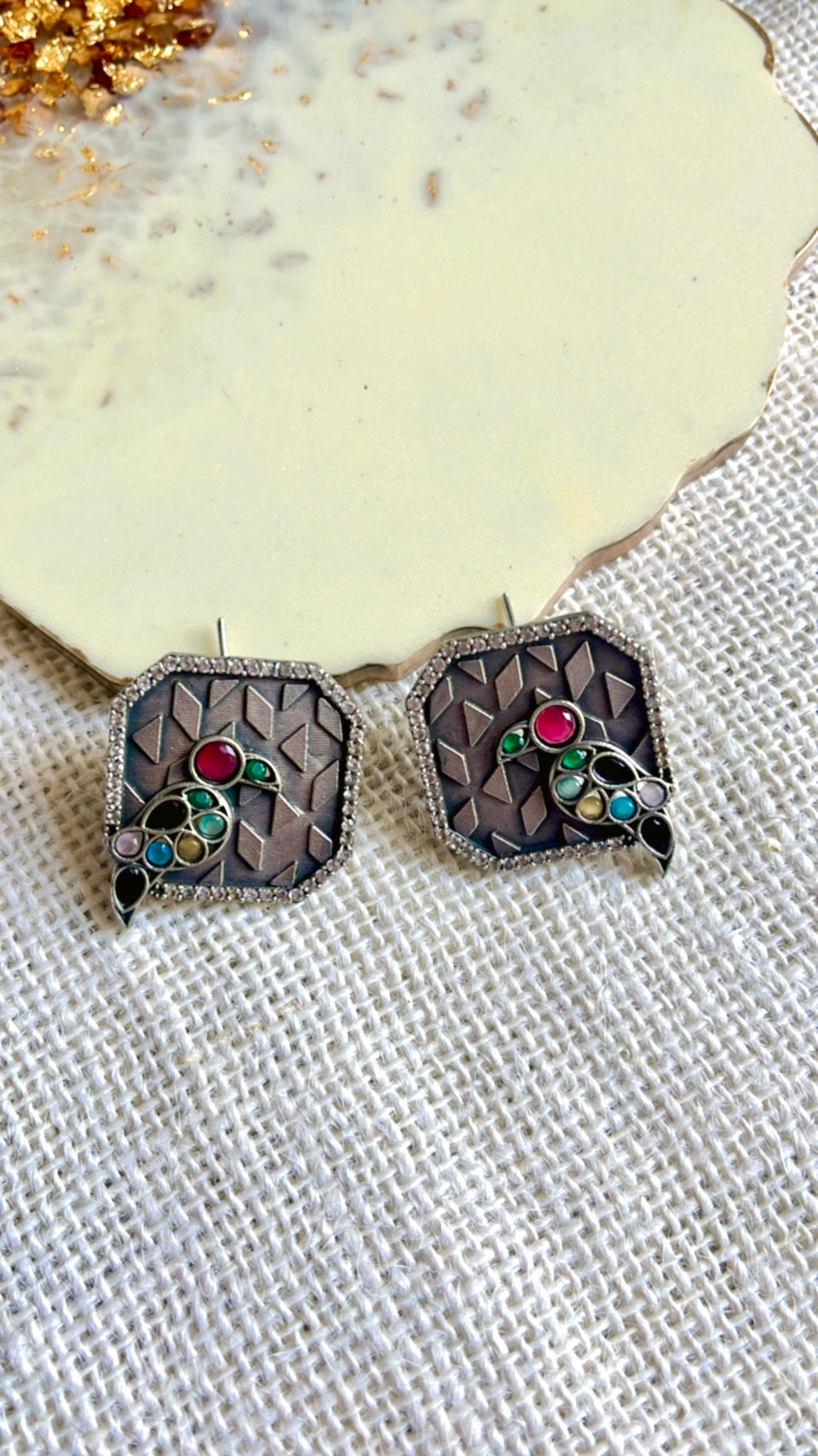 Tapsi Silver Stud Earring