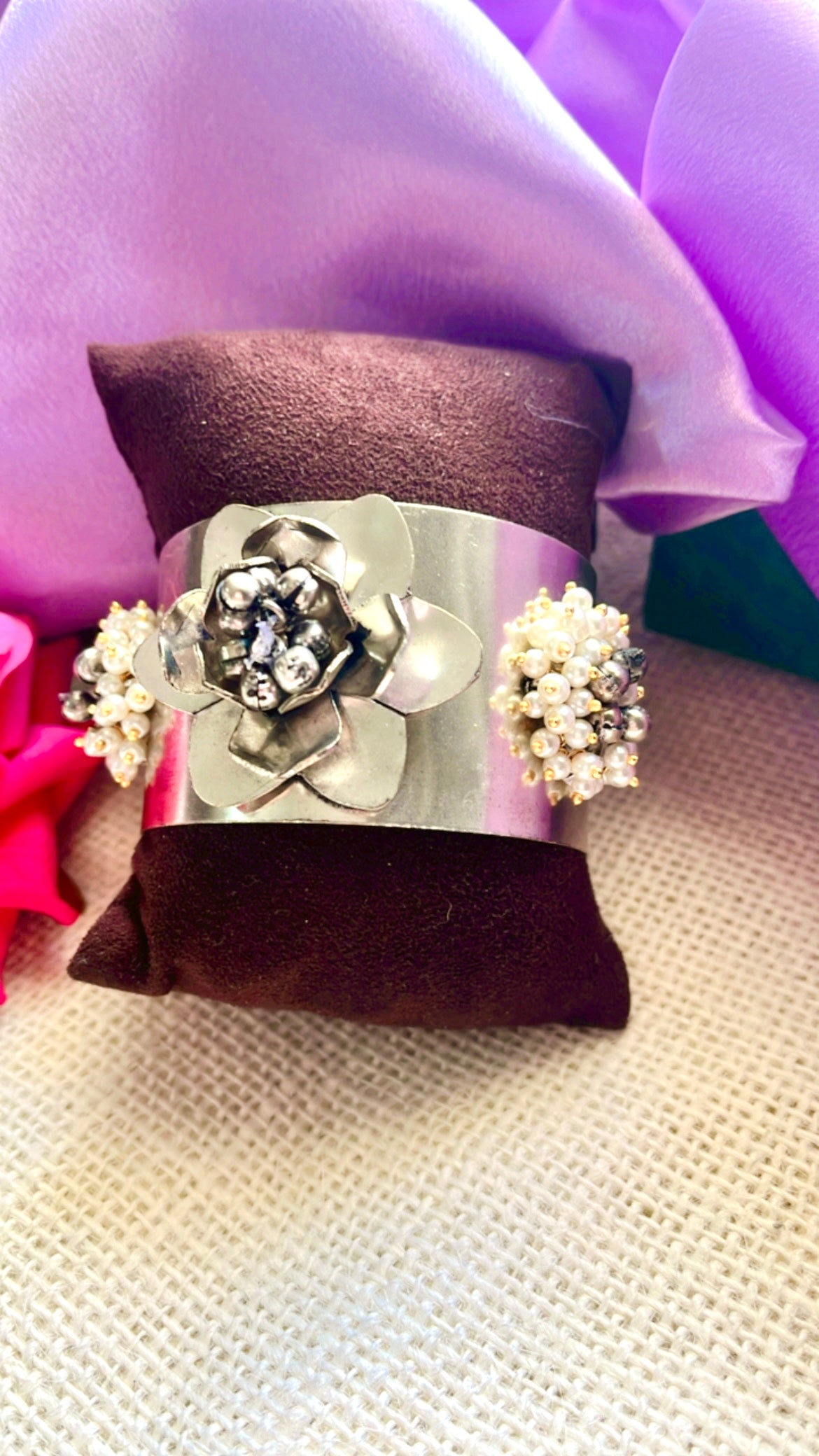 Radhika Silver Handcuff