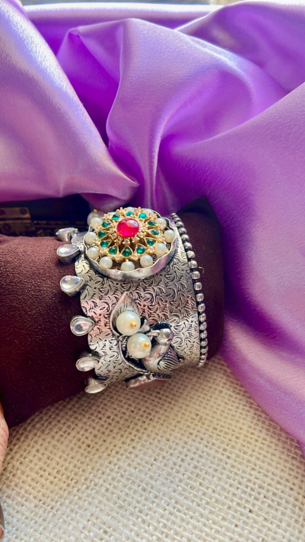 Diksha Silver Handcuff