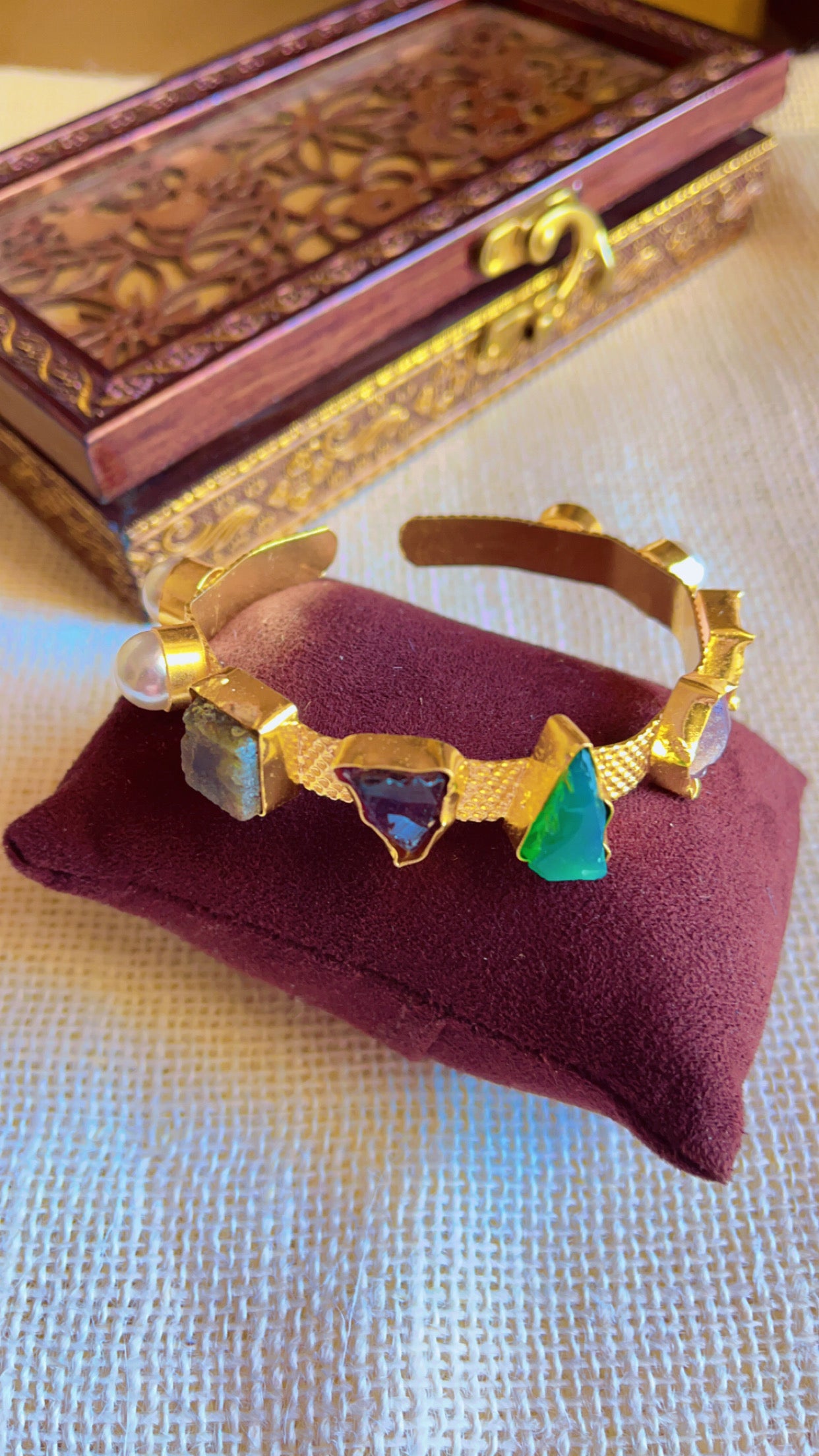 Tanu Uncut Golden Handcuff
