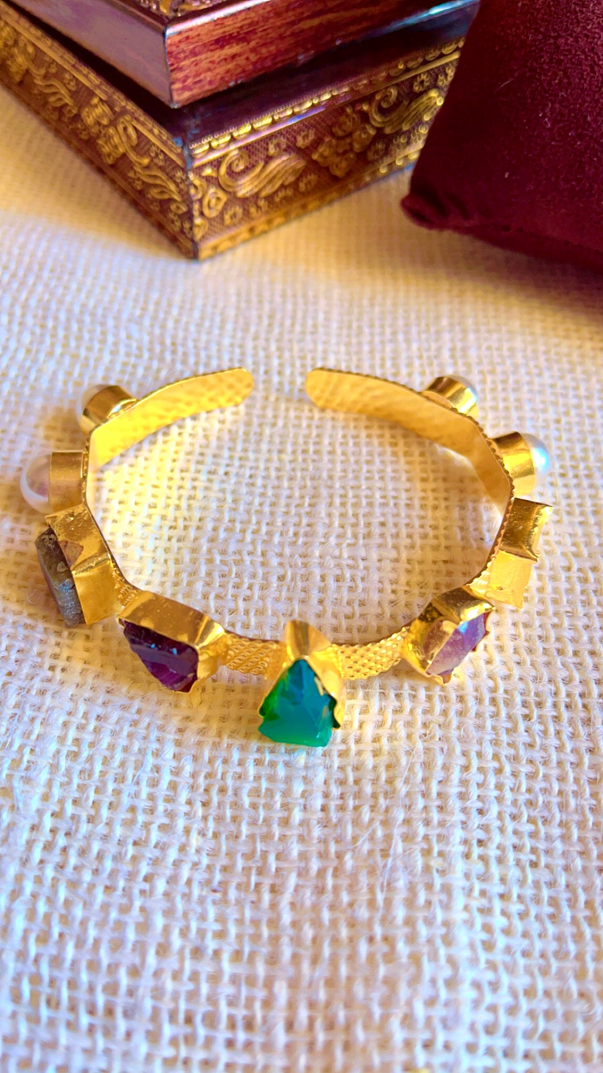 Tanu Uncut Golden Handcuff