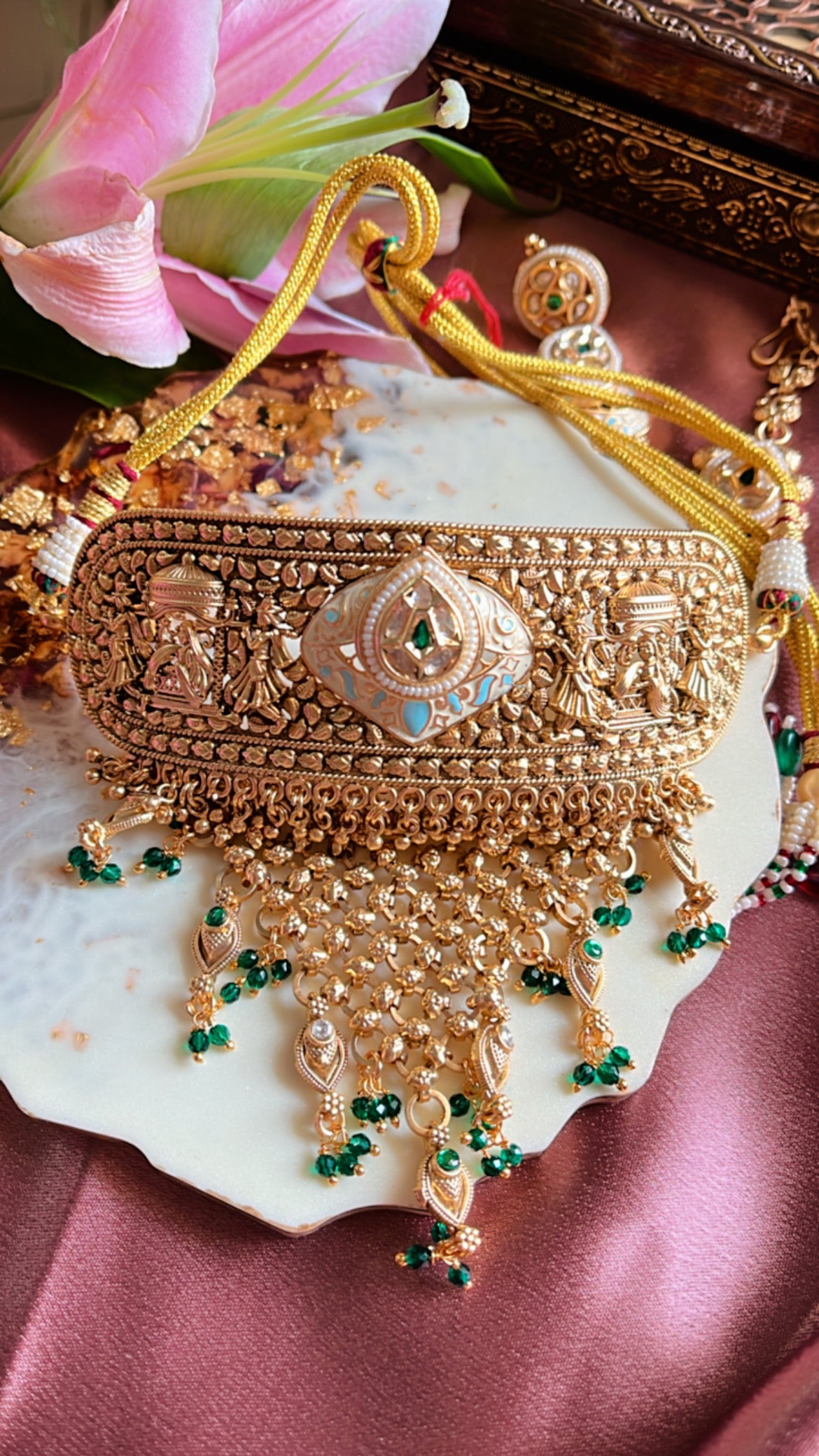 Shehnai Neckpiece Set