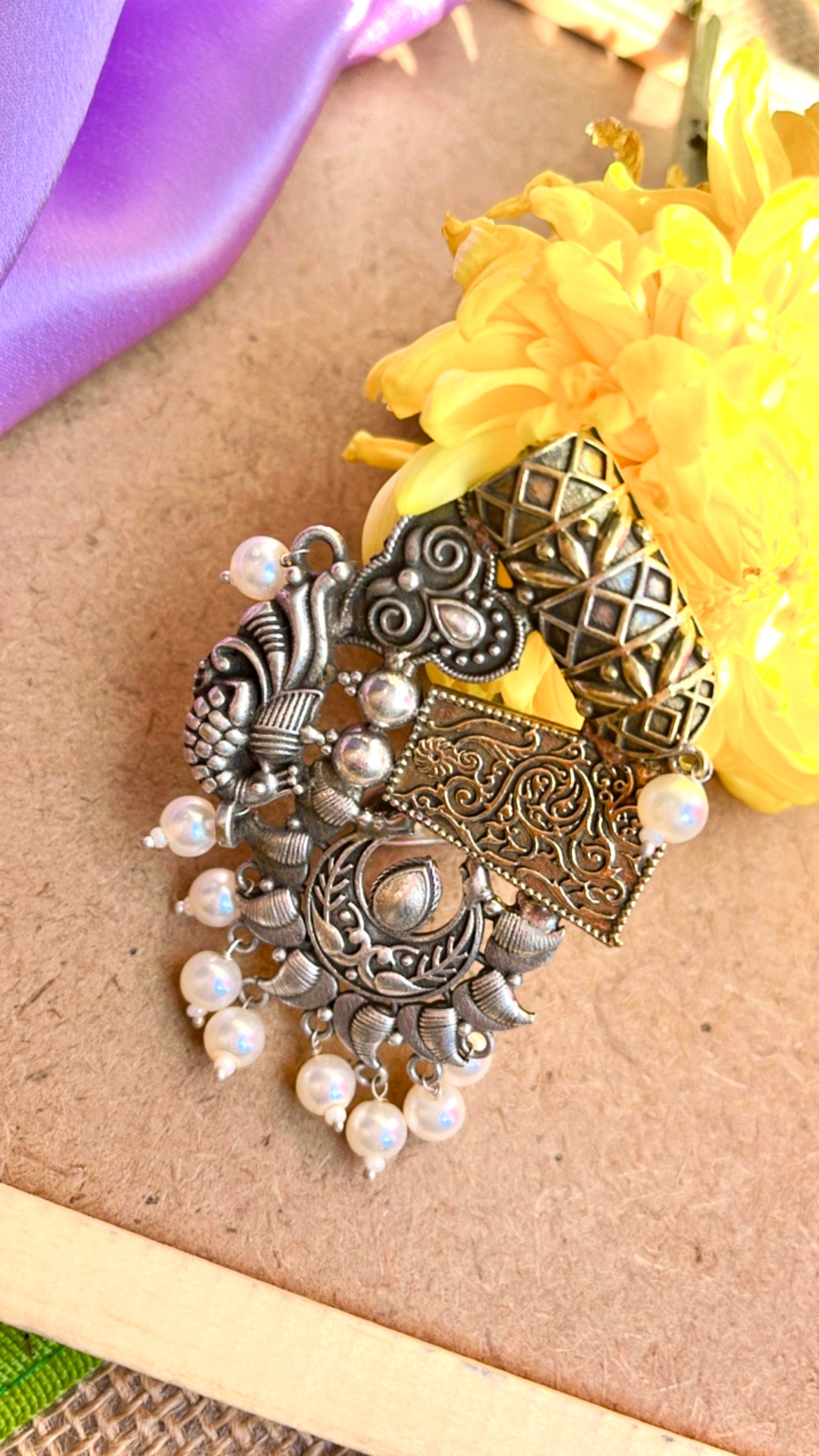 Dilrubh Silver Ring