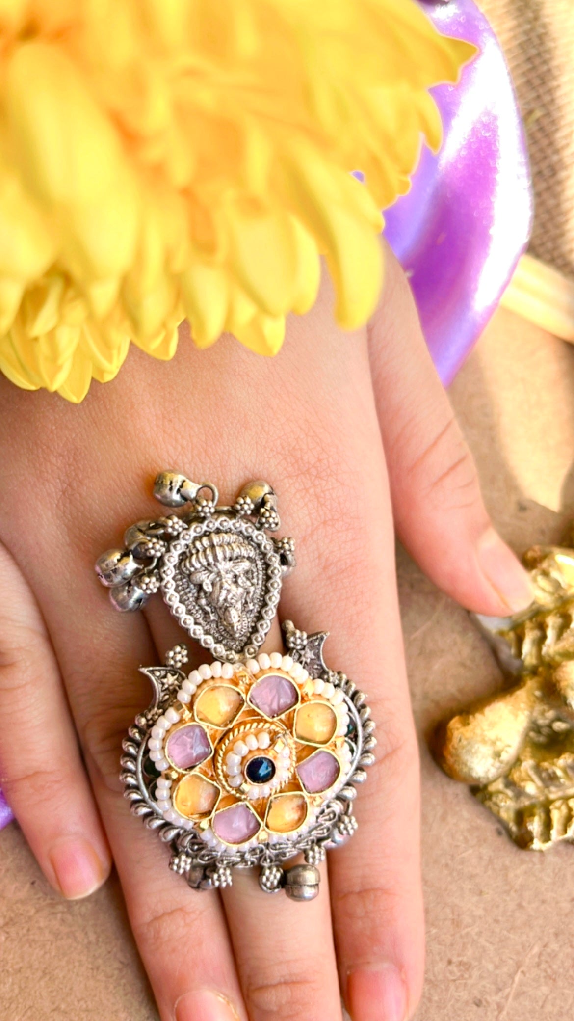 Ajanta Silver Ring