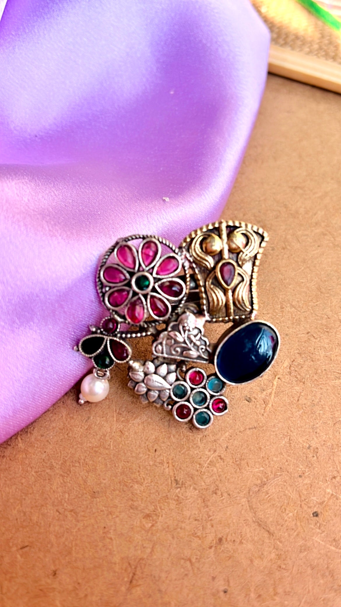 Monisha Silver Ring