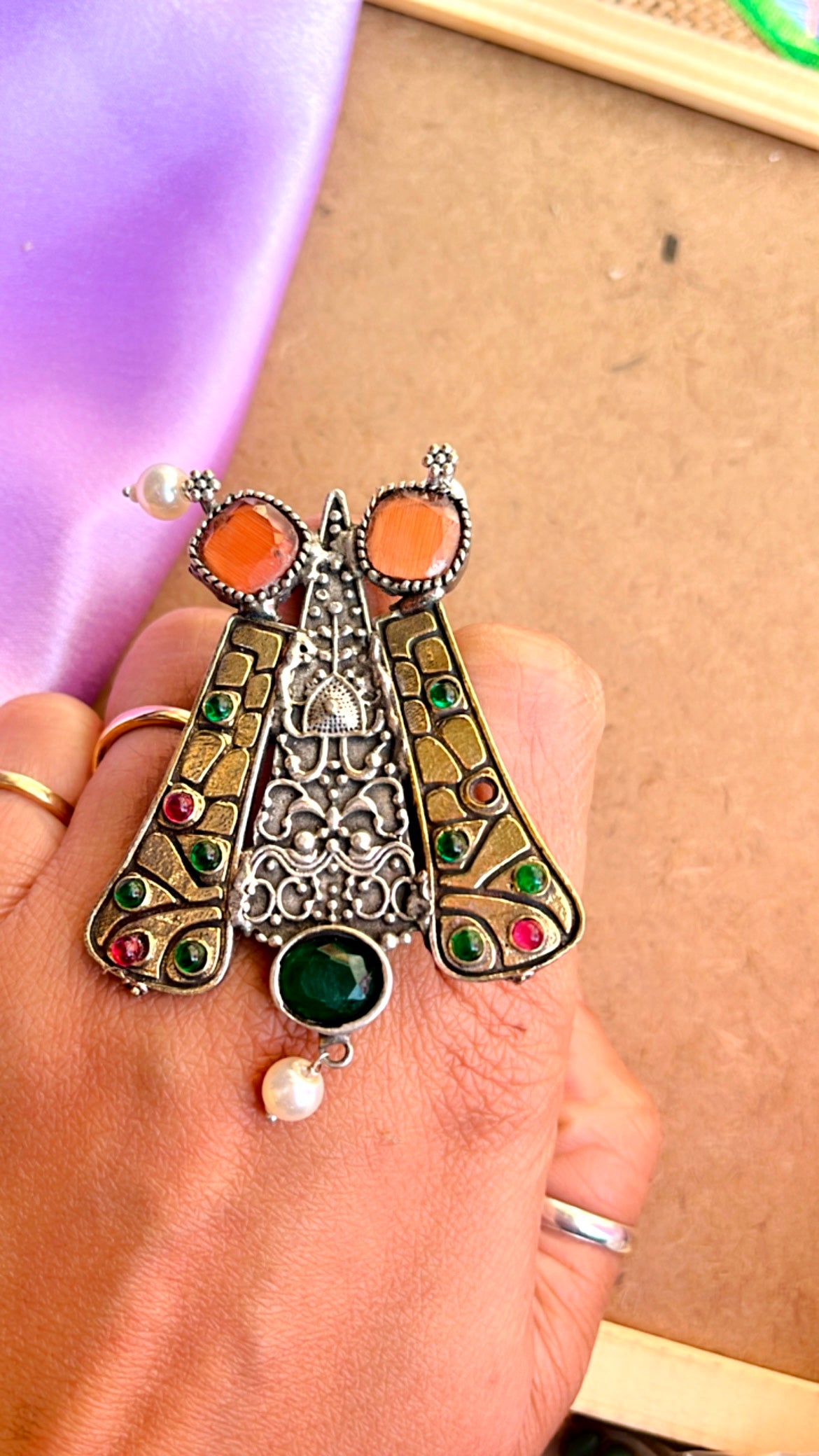 Shalika Silver Ring