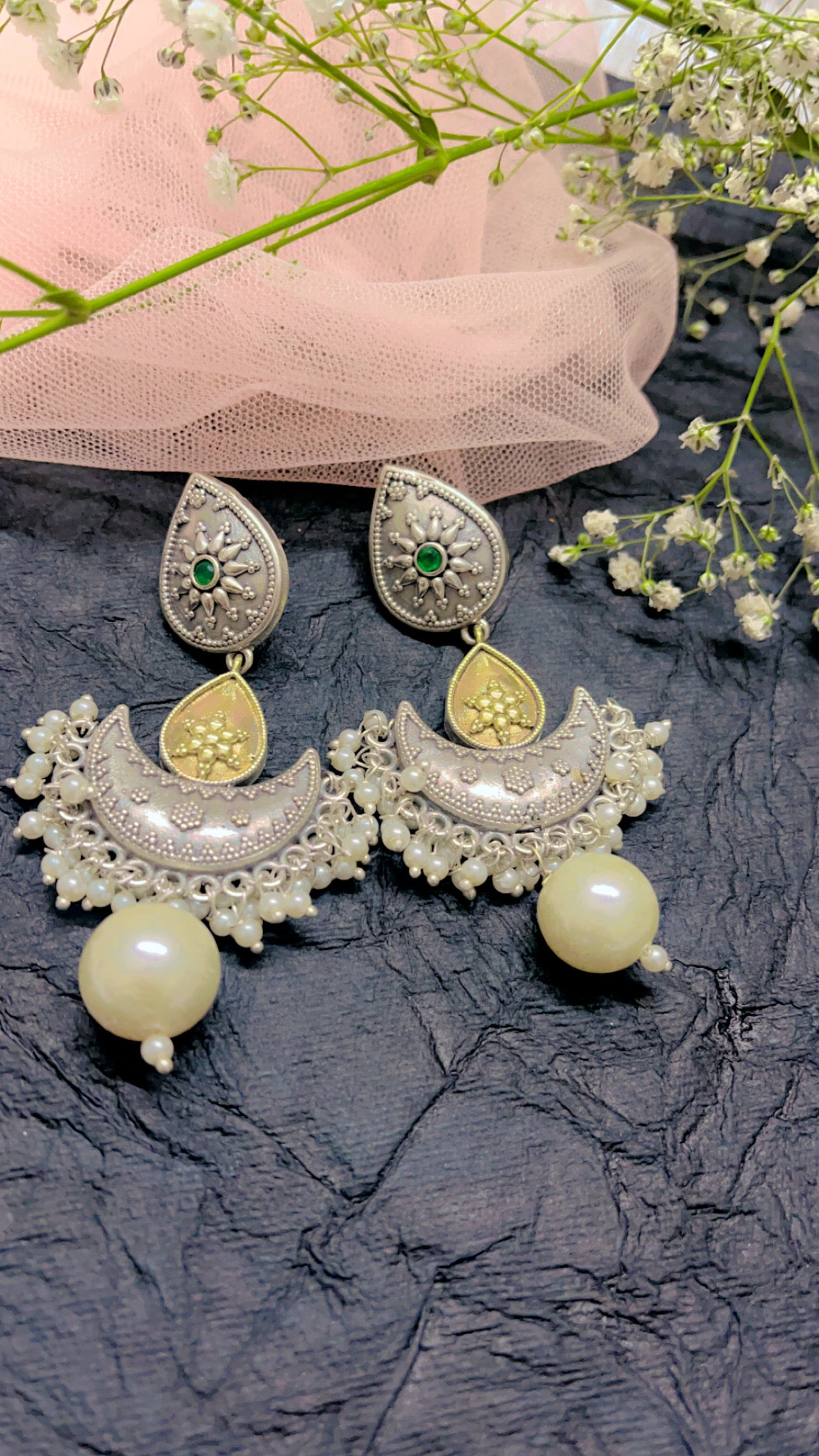 Leela Silver Earring