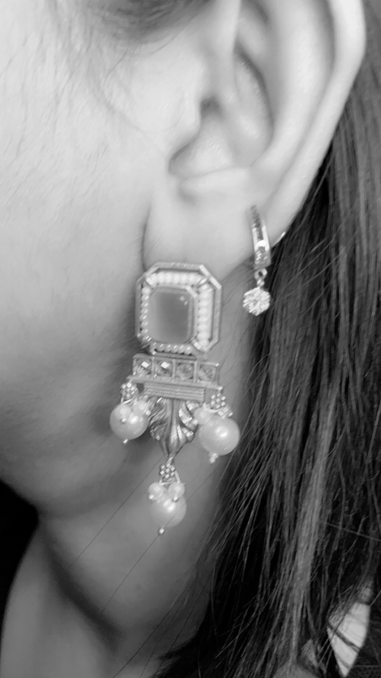 Mint Yuvika Silver Earring