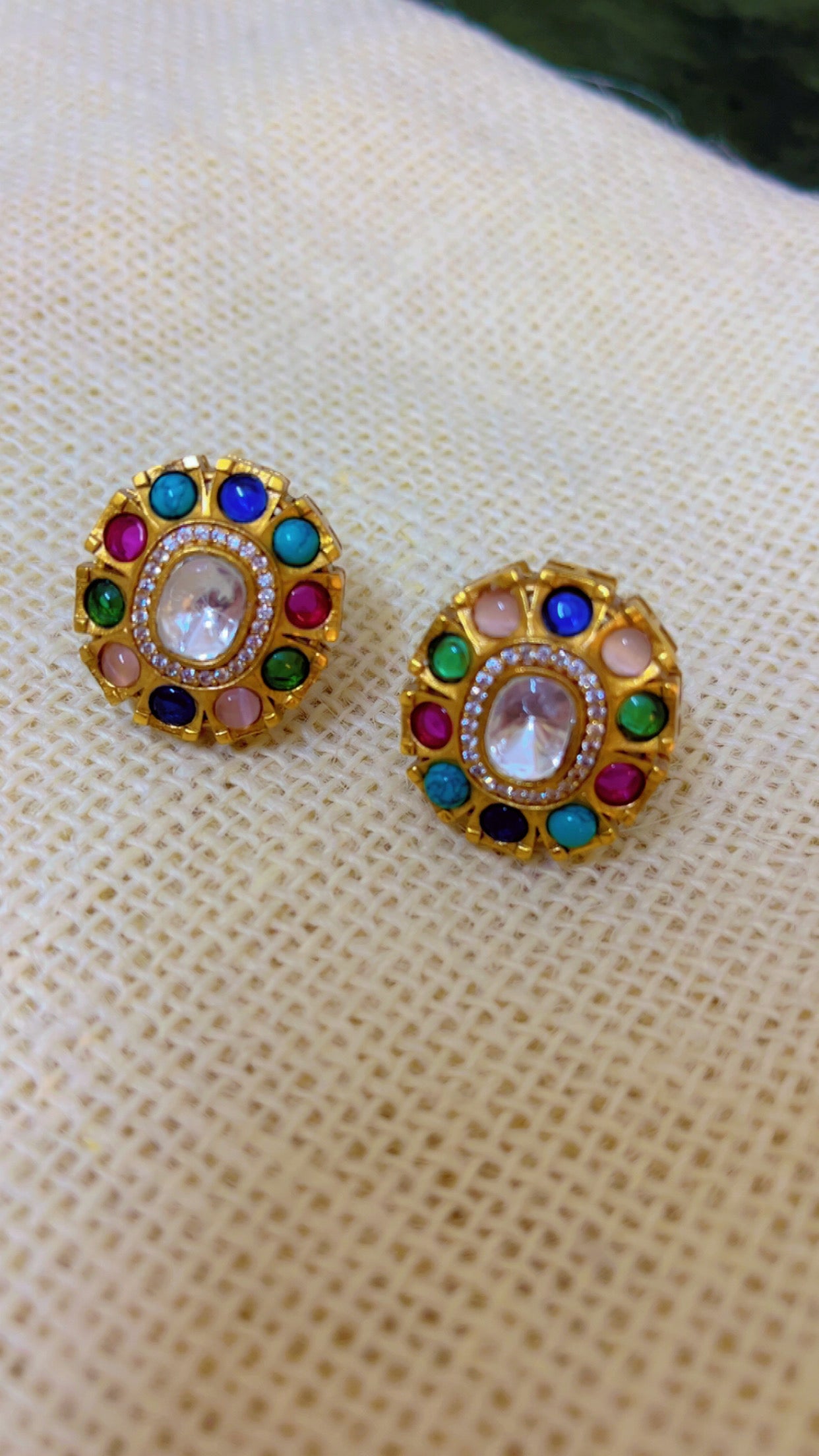 Multi Tia Stud Earring