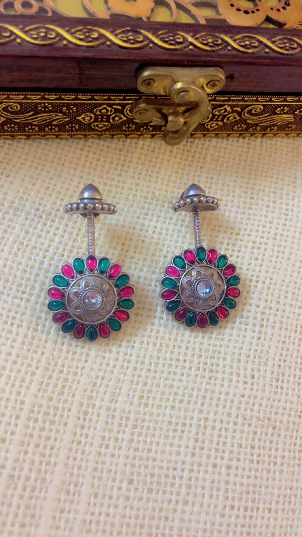 Mahi Silver Earring