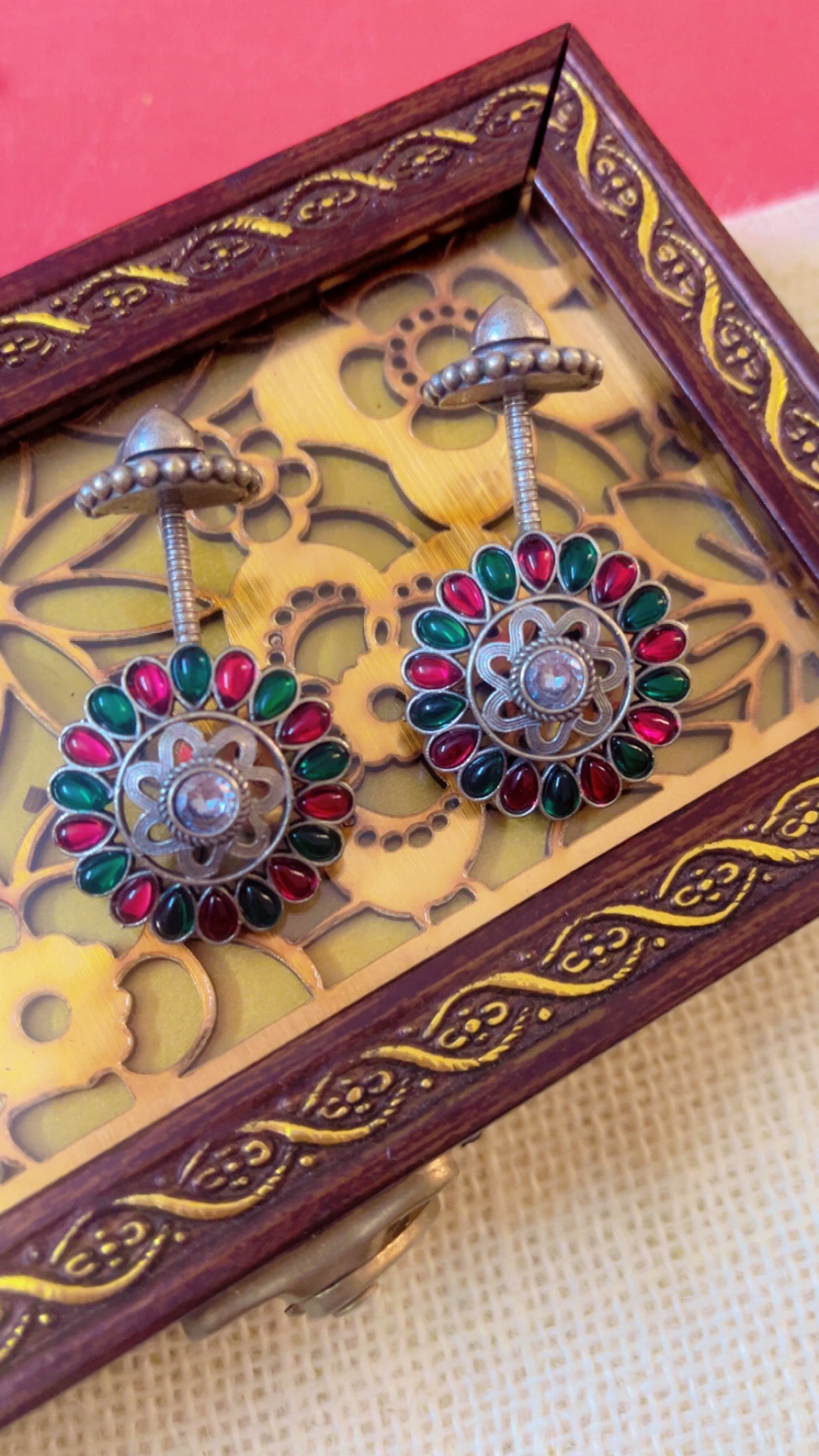 Mahi Silver Earring