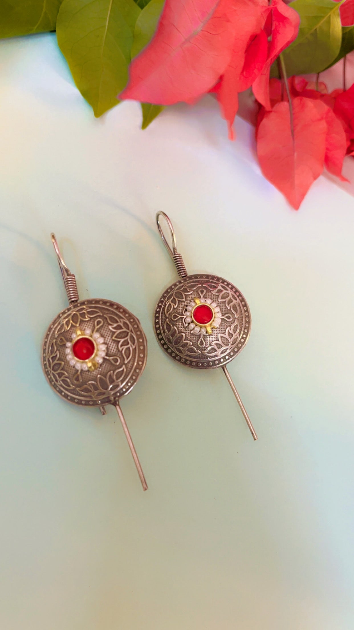 Pink Tisha Pin Earring