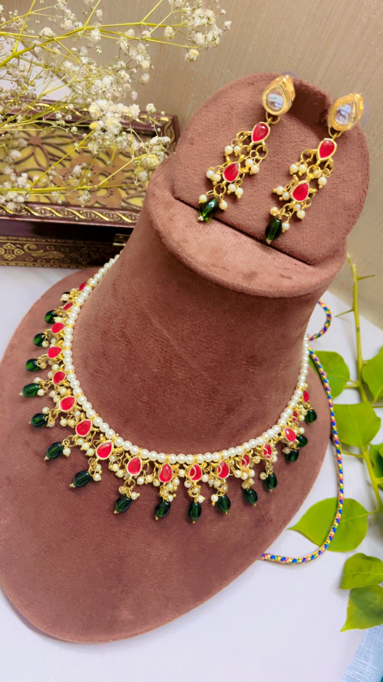 Shreena Pearl Neckpiece Set (Copy)