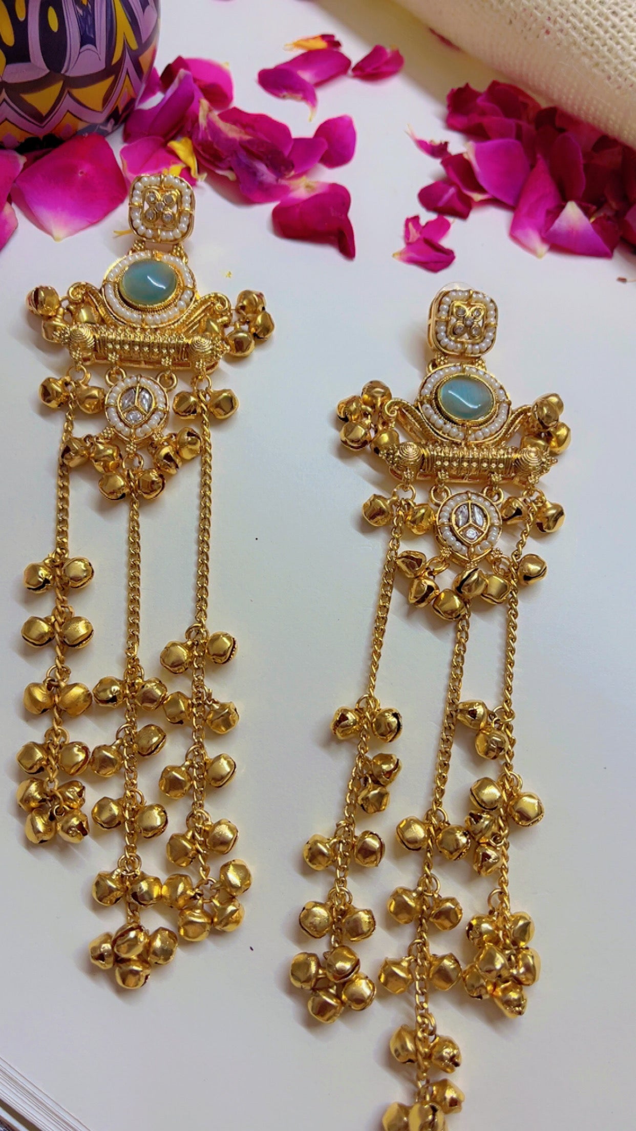 Mint Trishika Kashmiri Earring