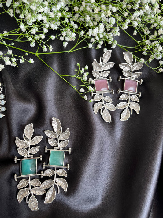 Gulshan Silver Earring