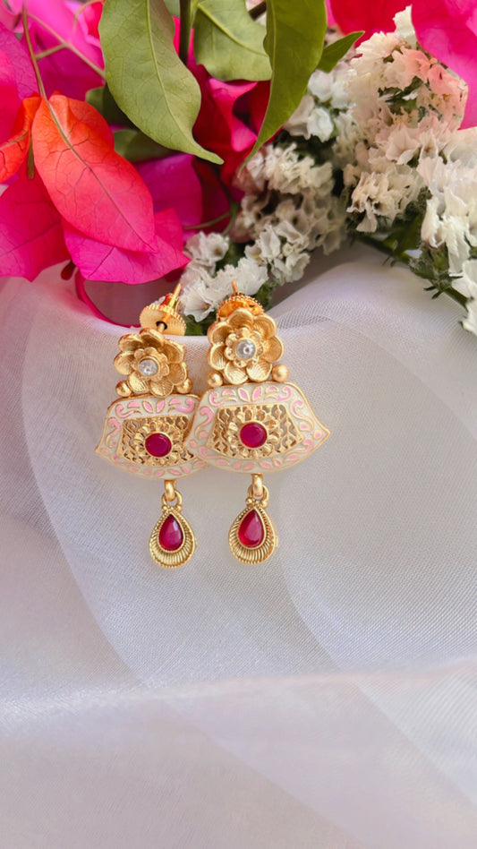 Meera Meenakari Earring