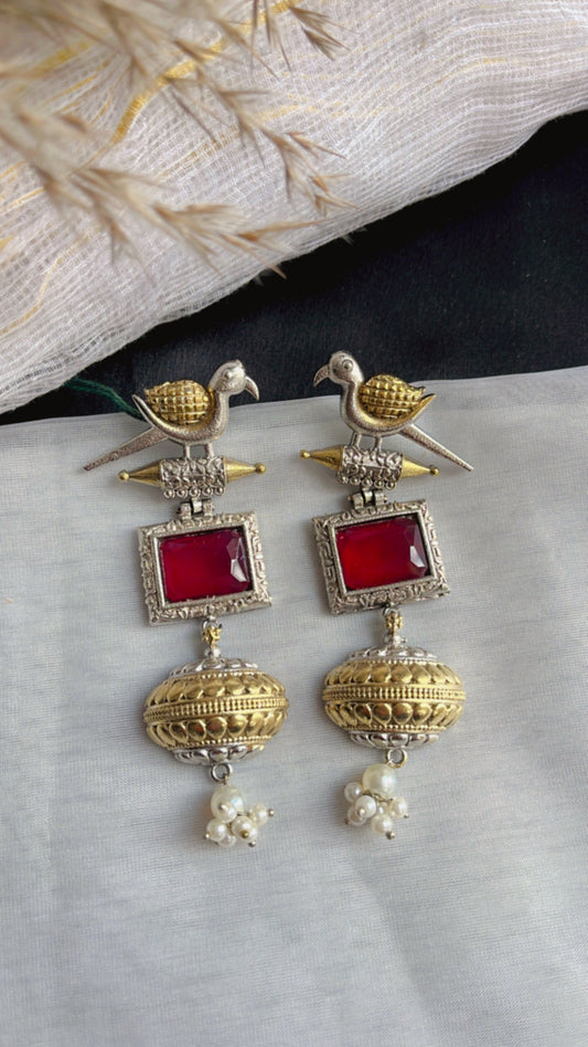 Mahi Silver Earring