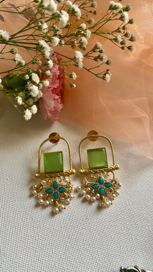 Green Meehika Earring