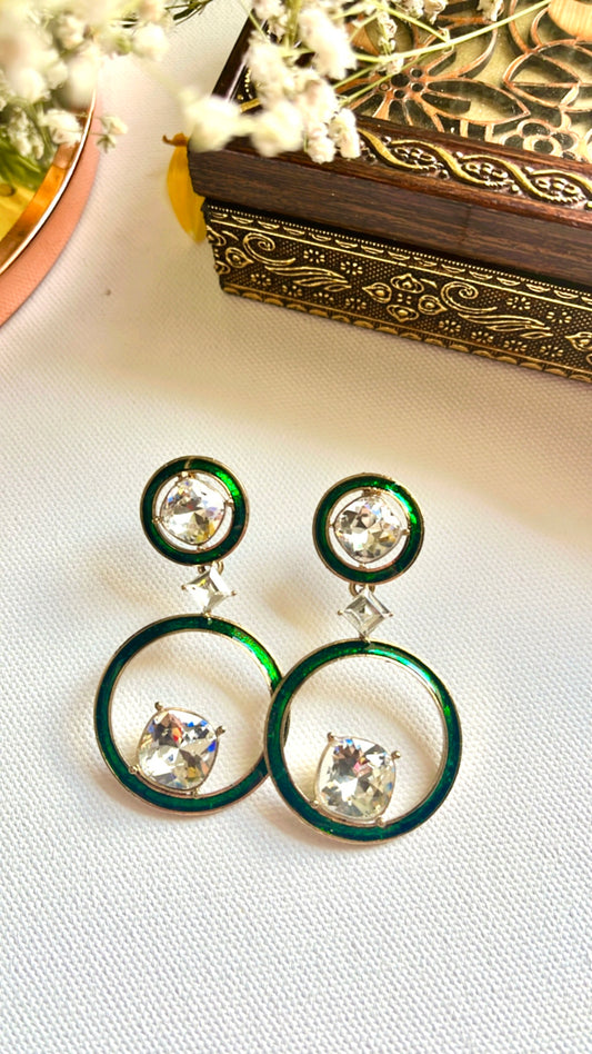 Green Nayana Earring