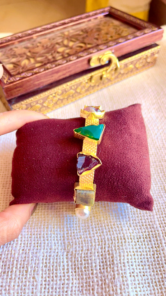 Tanu  Uncut Golden Handcuff