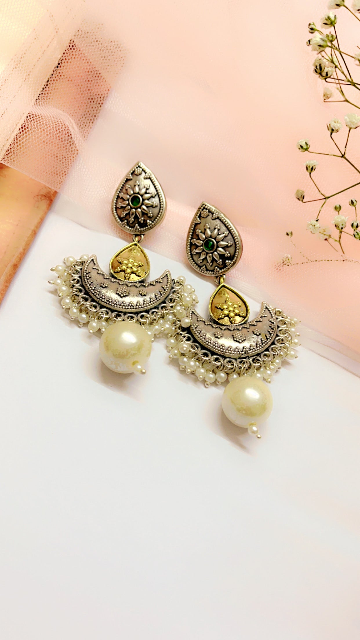 Leela Silver Earring
