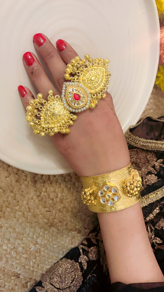 Dhruvi Golden  Ring