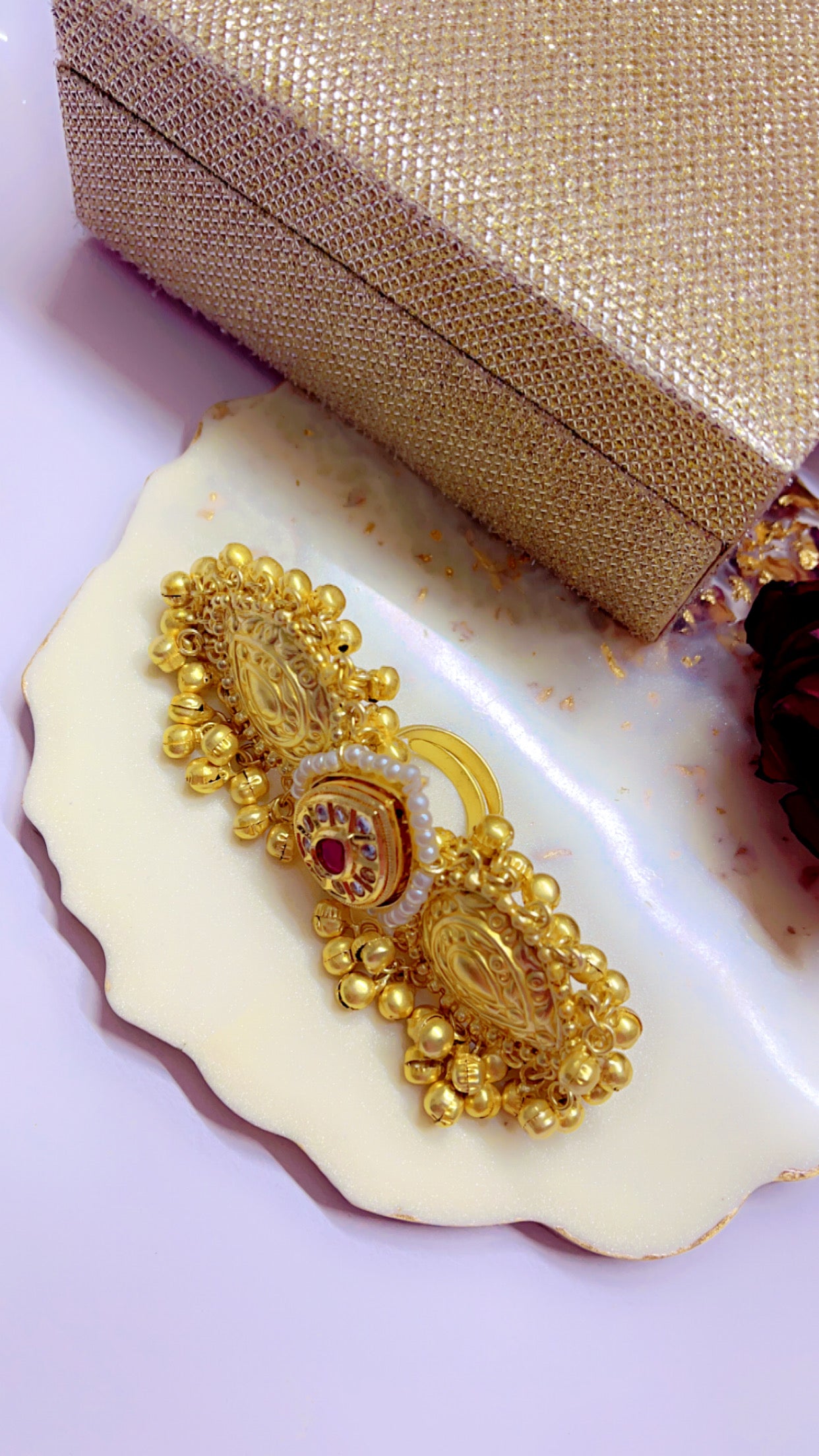 Dhruvi Golden  Ring