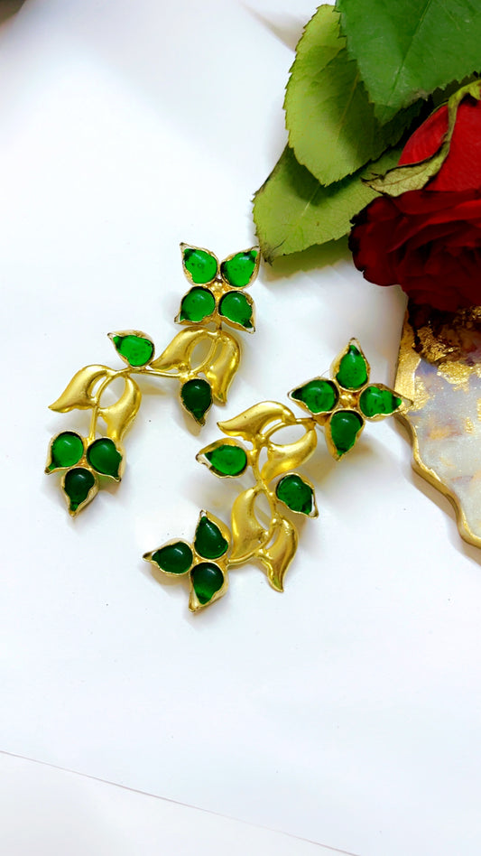 Green Tiya  Earring