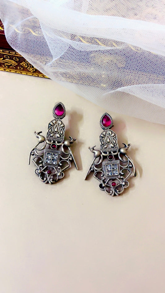 Pink Disha Earring