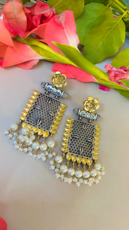 Jasreet Silver Earring